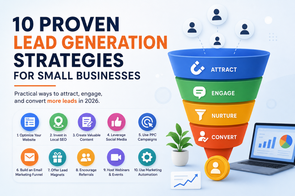 10 Proven Lead Generation Strategies for Small Businesses That Actually Work in 2026